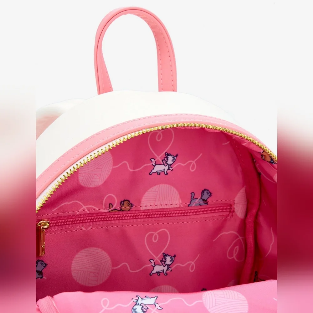 Brand New! Loungefly Disney The Aristocats Kittens & Yarn Mini Backpack - Picture 8 of 9